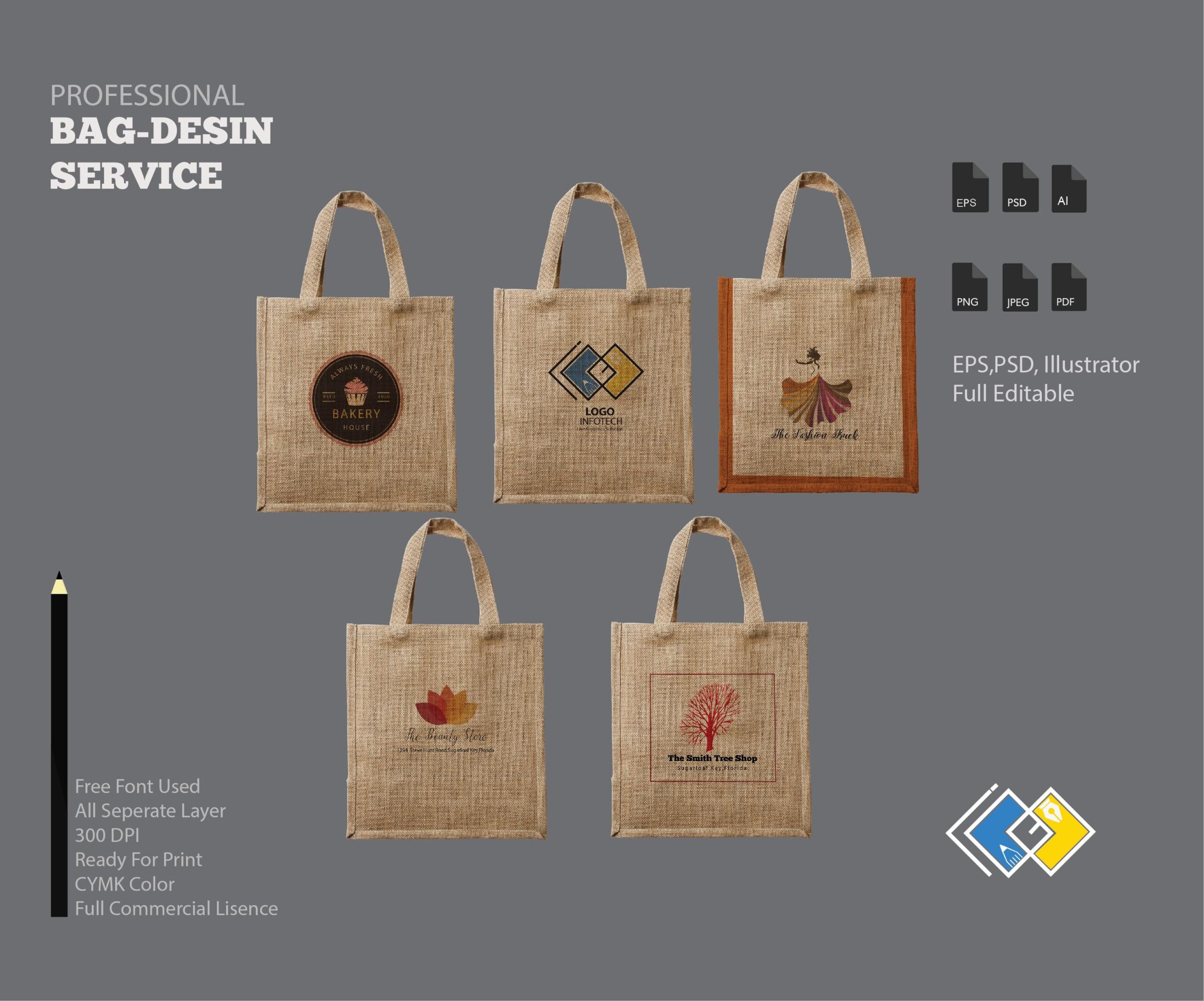 Bag & Tote Design Service