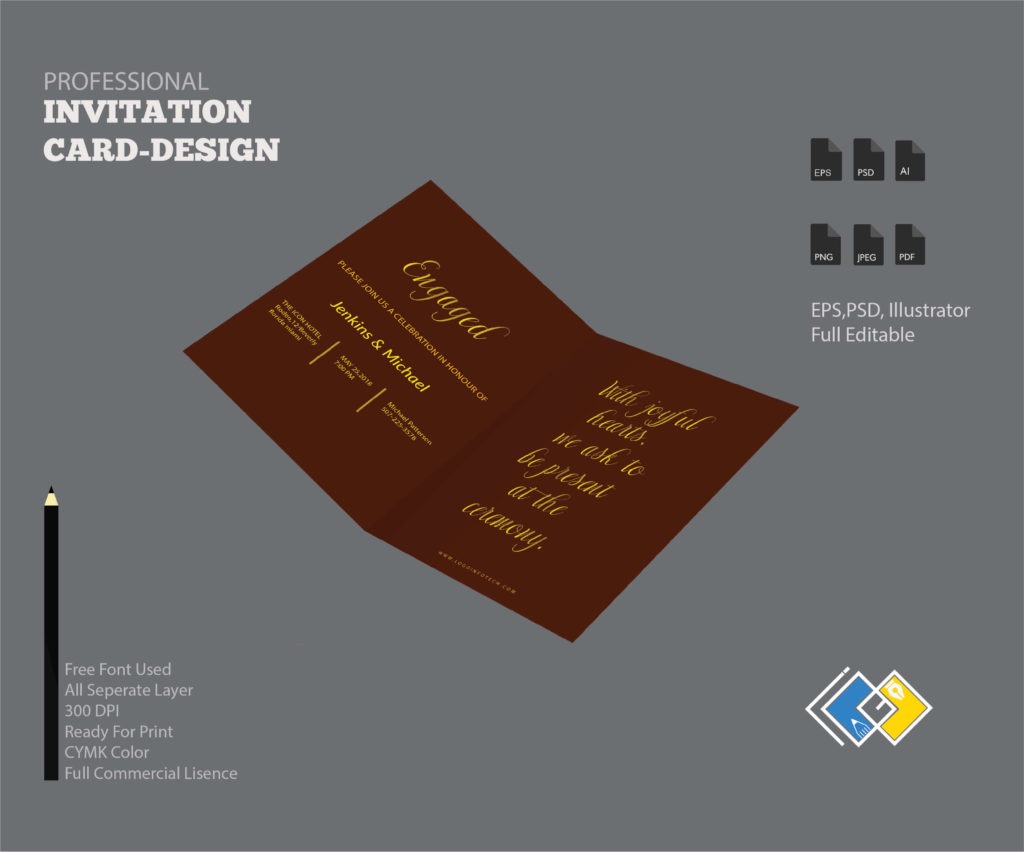 Card Or Invitation Card Design